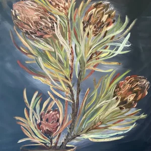 Rust Protea with Copper