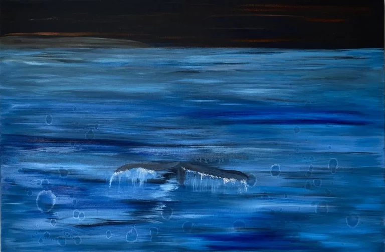 Oil_painting_of_Whale_Tail_in_the_ocean-8623667