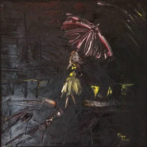 Lady With Umbrella