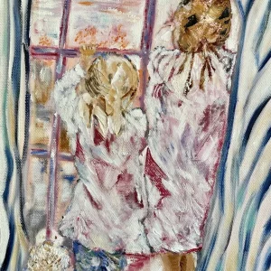Two Annegarn's Gazing at Sunrise